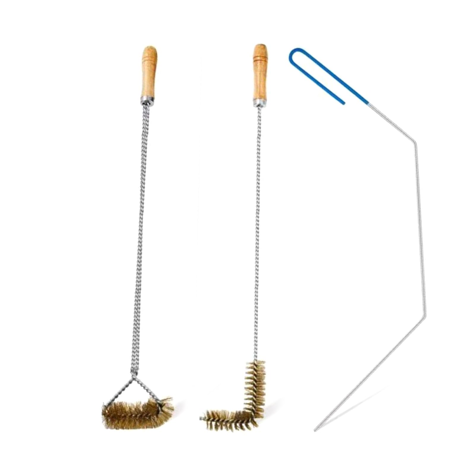 Juego de 3 herramientas de limpieza para freidora de aire, cepillo de cesta de acero inoxidable, limpiador y cepillo de mantenimiento para un fácil cuidado y limpieza higiénica de la freidora