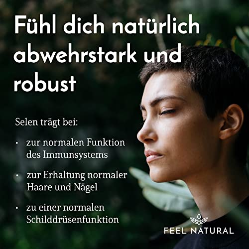 Selen Feel Natural Hochdosiert 200µg 365 Tabletten