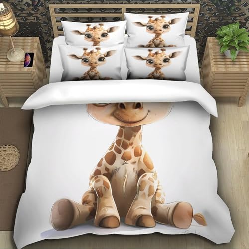 Housse de Couette Renard avec Fermeture Éclair Confort Léger