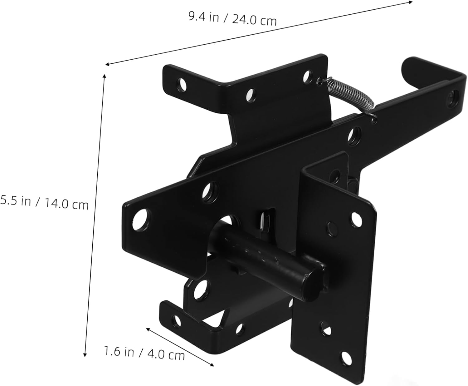 Veemoon Heavy-Duty Gate Latch for Wooden Fence Self-Locking Security Lock for Cattle Gates Easy to Install Design for Home and Industrial Use