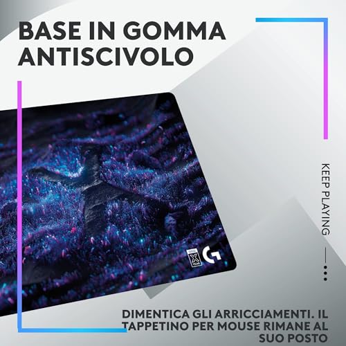 G502 X PLUS LIGHTSPEED + G640 SE COMBO - Mouse Gaming RGB wireless e tappetino per gaming in tessuto di grandi dimensioni (460 x 400 x 3 mm) - Nero - Mouse gaming - Immagine 9