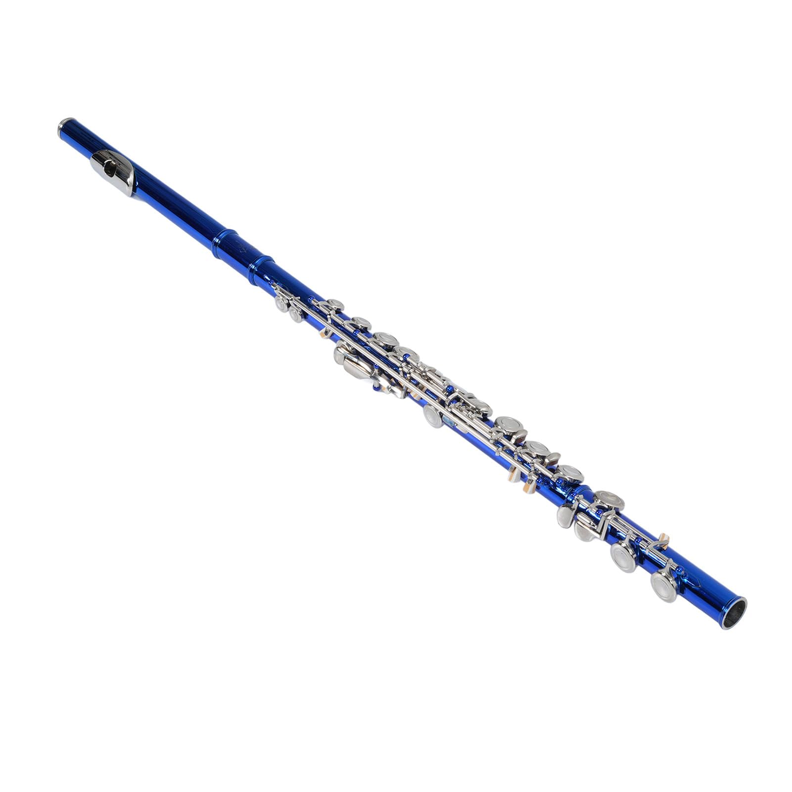 ANGGREK Flauta C de 16 Teclas, Material de Cuproníquel con de Sonido, Perfecta para Principiantes y Estudiantes de Educación Musical