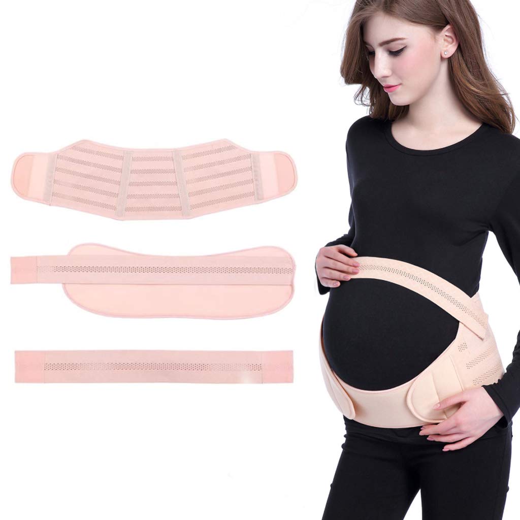 Schwangerschaftsstützgürtel, Schwangerschaftsunterstützung, Bauchbandage, Beste Rücken-/Taillen-/Bauchunterstützung, Bauchband, vollständig verstellbar während der gesamten Schwang