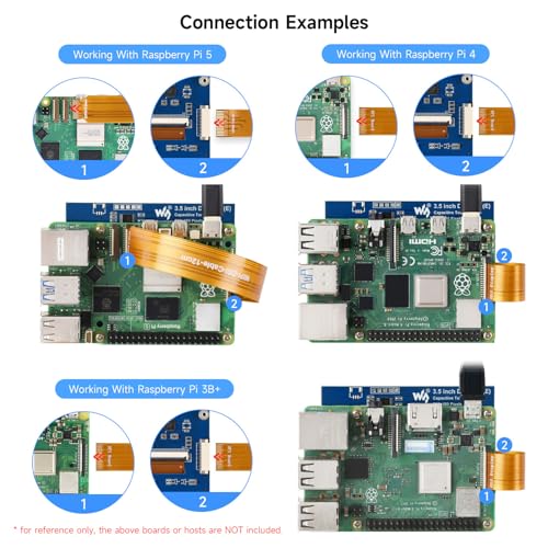 Image of KLAYERS 3.5 Inch DSI Capacitive Touch Screen,640x480 IPS with 5-Point Touch,Compatible with Raspberry PI 5 /4B /Zero and All Series Boards