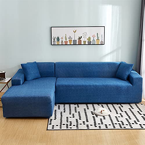 Housse de canapé d'angle et extensible en tissu stretch doux - 5