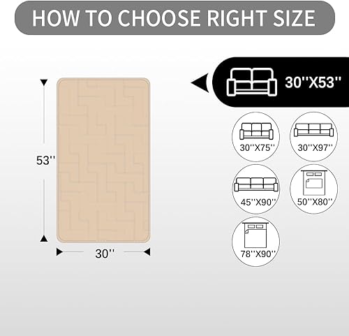 Miniatura 7 de fuguitex Funda impermeable para cama de perro, funda de sofá para mascotas, alfombrilla antideslizante para gatos, manta para sofá, silla, sillón