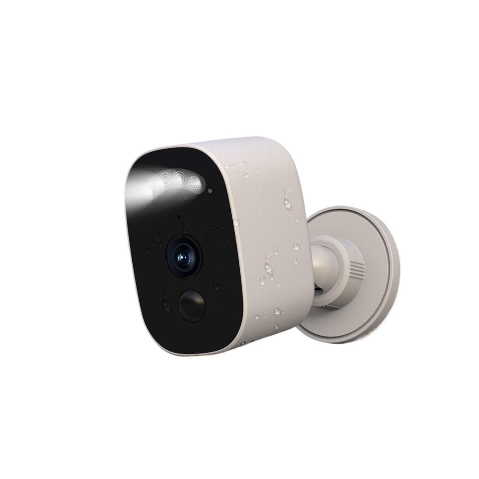 JVDDI 3MP WiFi Surveillance Camera Outdoor Wireless Battery Powered Security Camera PIR Motion Alarm Cloud Storage(Add 128G)