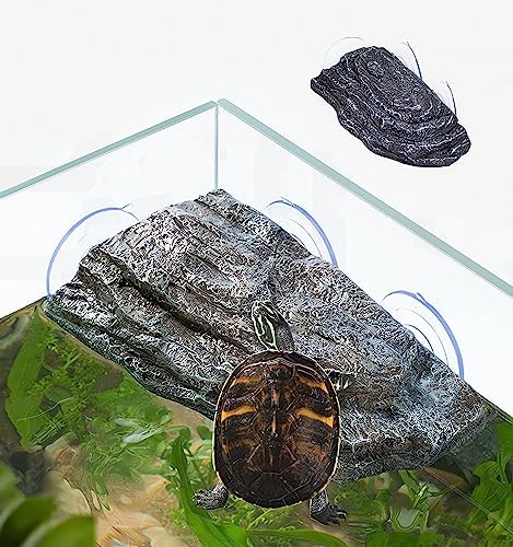 YZHZOM - Plataforma para tortuga con ventosas, plataforma flotante para ranas, tortugas