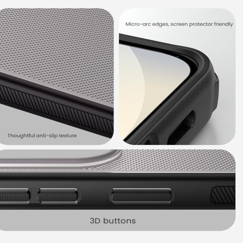 Image of Nilkin Slim Matte Series case for Samsung Galaxy S26 Plus (S26-Plus), Shockproof and Scratch-Resistant, Lightweight Case (Transparent Black, S26 Plus)