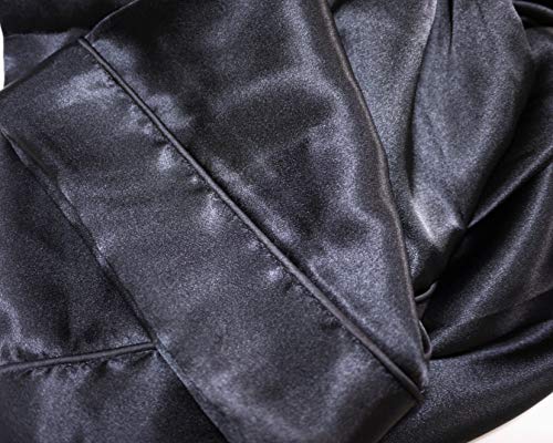 Wantschun Womens Satin Silk Sleepwear Long Pajamas Pants Nightwear Loungewear Pj Bottoms Trousers Black Us Size S #TOP5