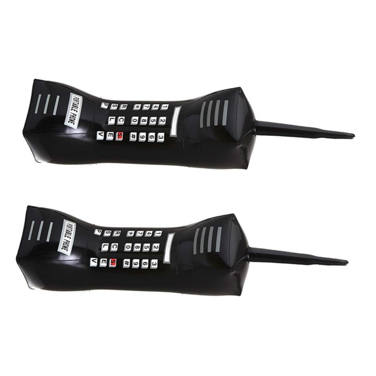JOINPAYA 2pcs Simulated Mobile Phone Phone Props Inflatable Mobile Phone Retro Inflatable Phone Prop Giant Inflatable Phone Inflatable Party Vintage Fake Black
