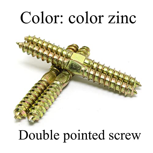 24 tornillos autorroscantes de doble punta M6x60mm miniatura 5
