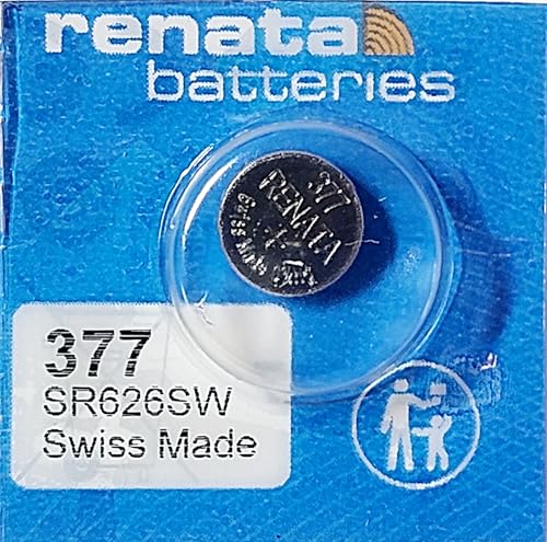 Renata Batterie 377 für Uhr SR-626-SW-ED, 1 Stück