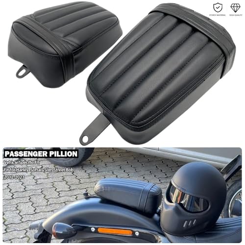 Asiento pasajero trasero que elimina la fatiga en motos Softail Slim y Street Bob 114 2