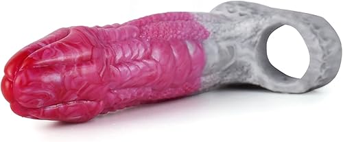 Miniatura 6 de Lelisex Extensor de manga de pene de silicona de 6.8 pulgadas, consoladores coloridos para hombres y mujeres