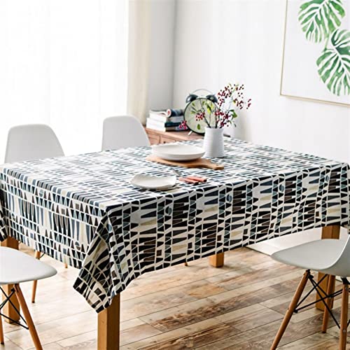 Nappe de style géométrique antitache et lavable pour protéger la table de cuisine - 5