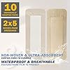 EVERLIT Care Silicone Foam Dressing with Adhesive Border | Highly Absorbent Hypoallergenic Bandages for Chronic Wounds, Bed Sores, Pressure Ulcers | Gentle & Secure Adhesion (2" x 5" | 10 Pack)