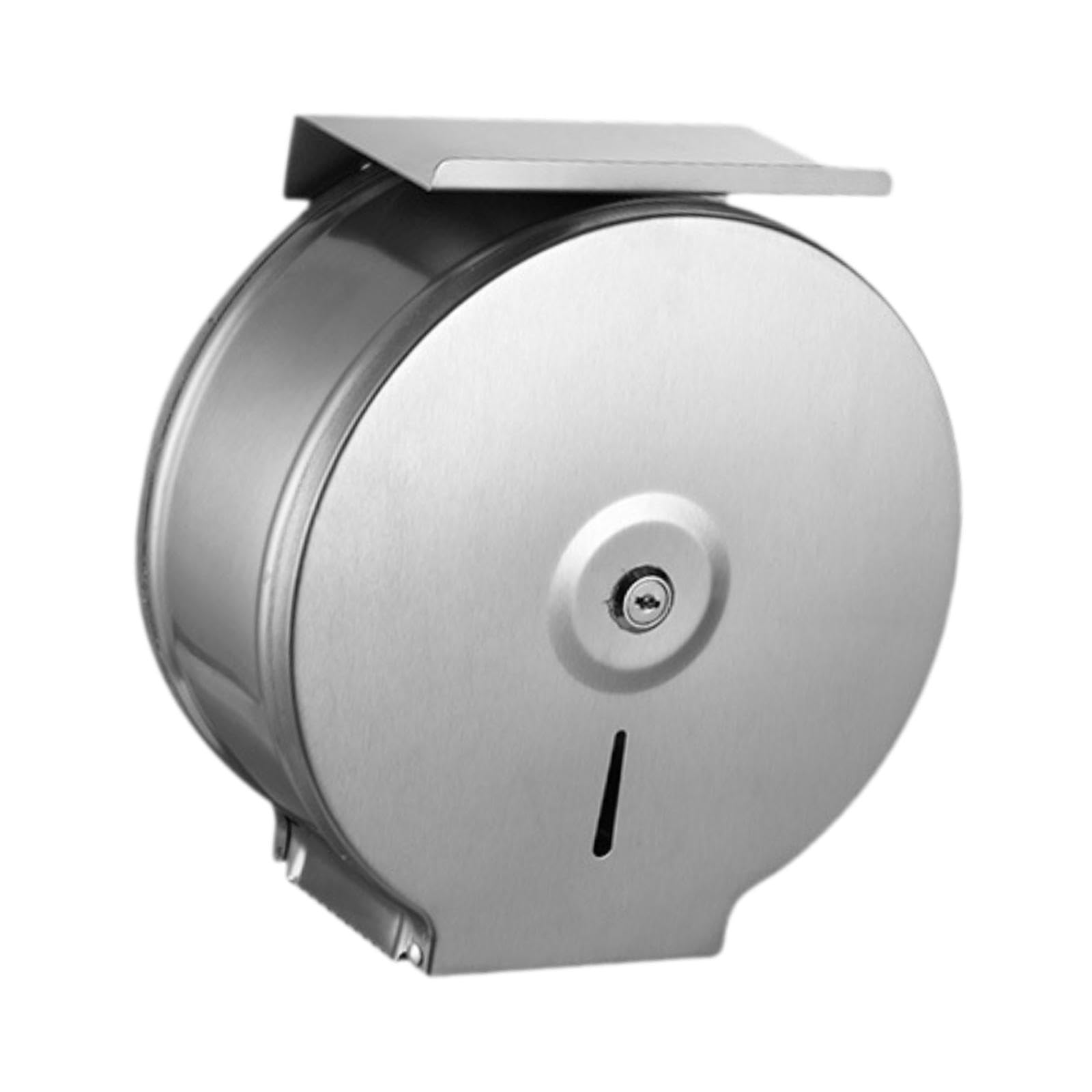 Qianly Commercial Jumbo Toilet Paper Dispenser Toilet Paper Holder Bathroom Hardware for Banks, with Phone Holder