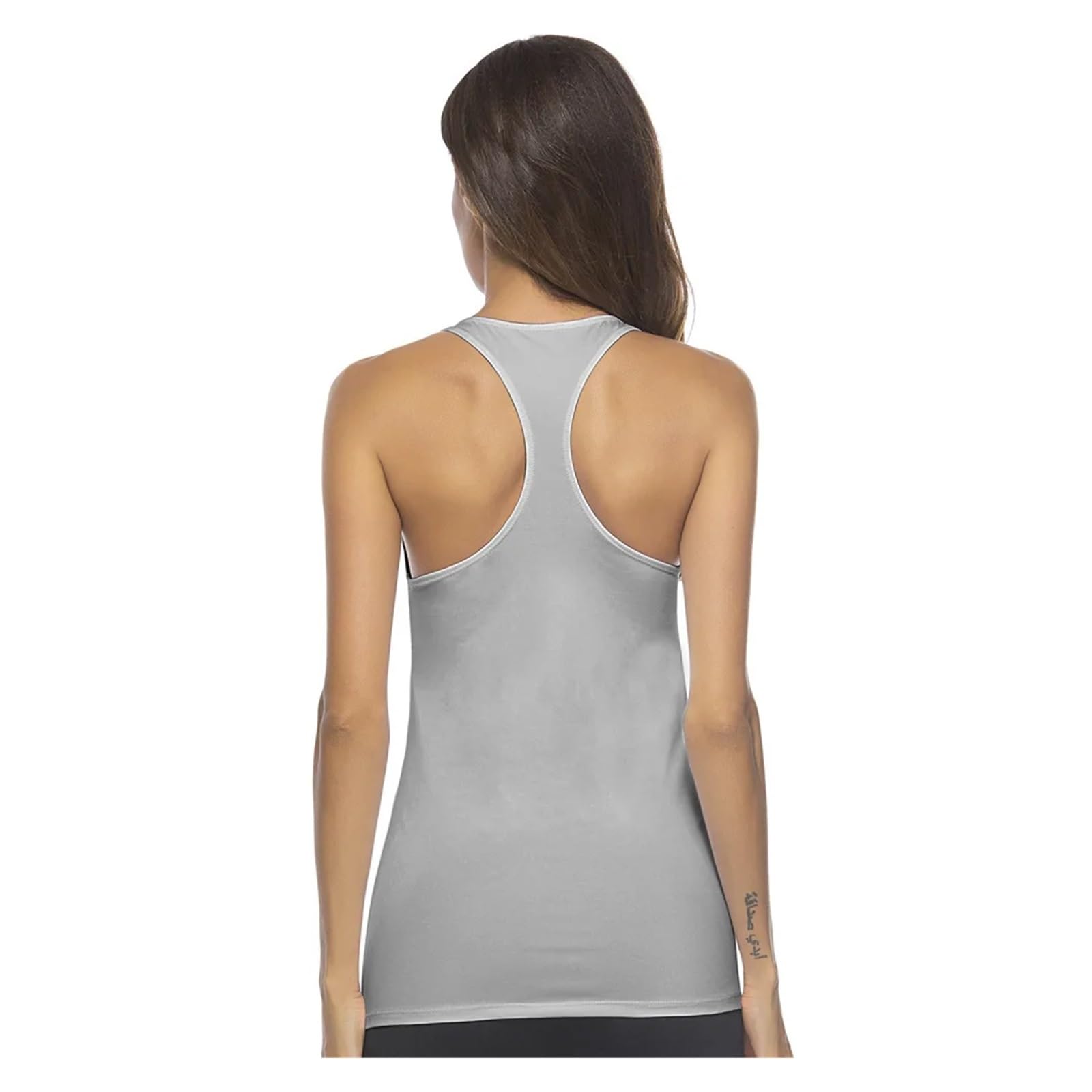 Canotte da Allenamento da Donna Top da Palestra Top Sportivo da Donna Camicie Senza Schienale Top da Yoga Senza Maniche Fitness Running Canotta Corta ad Asciugatura Rapida(G,XL)