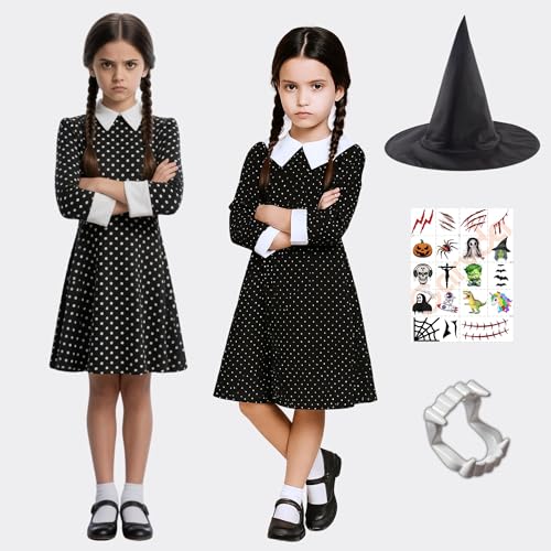 Image of Sarvda Halloween Dress | Costume and Accessories | For Girls and Boys | Haunted Horror Theme Party Vampire Witch Ghost Skeleton Draculla Pumpkin Scary Cosplay Dress