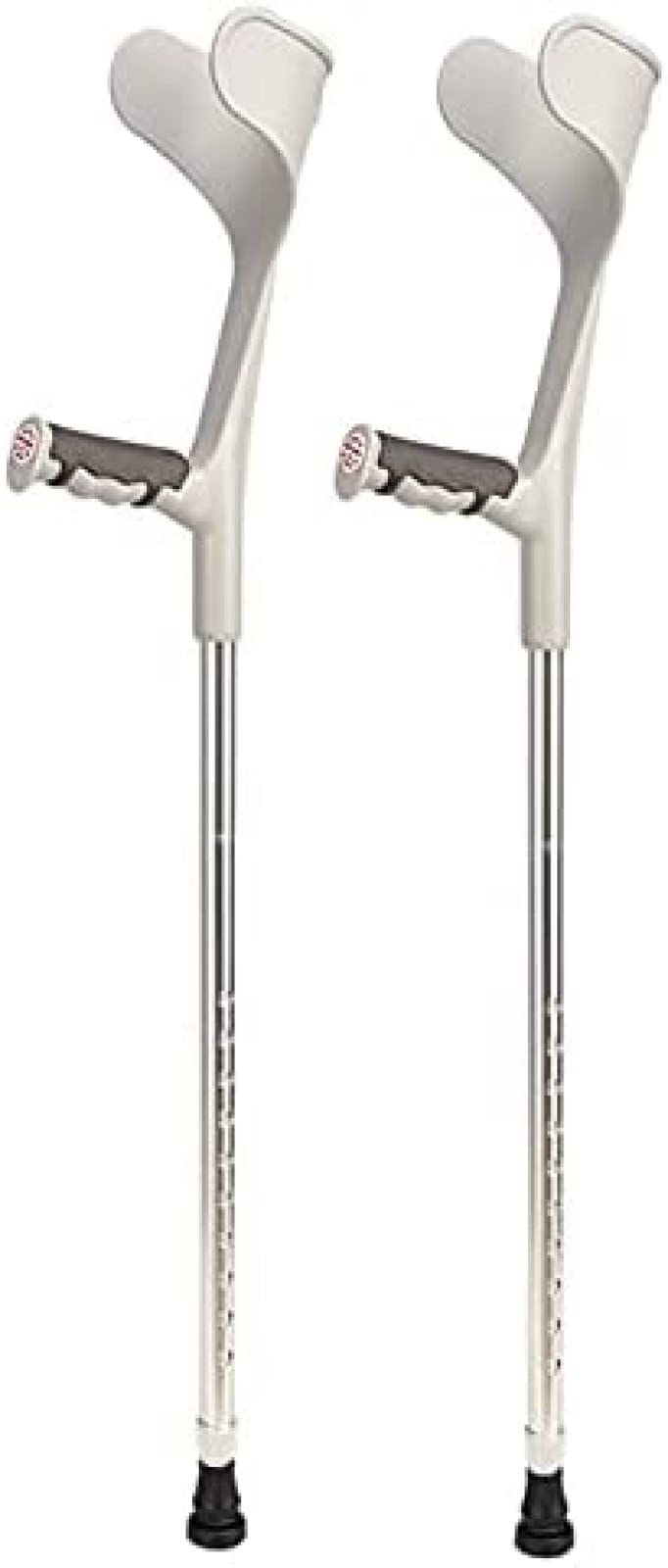 Muletas de rehabilitación plegables para ancianos, muletas ergonómicas de aluminio antideslizantes con soporte para el brazo