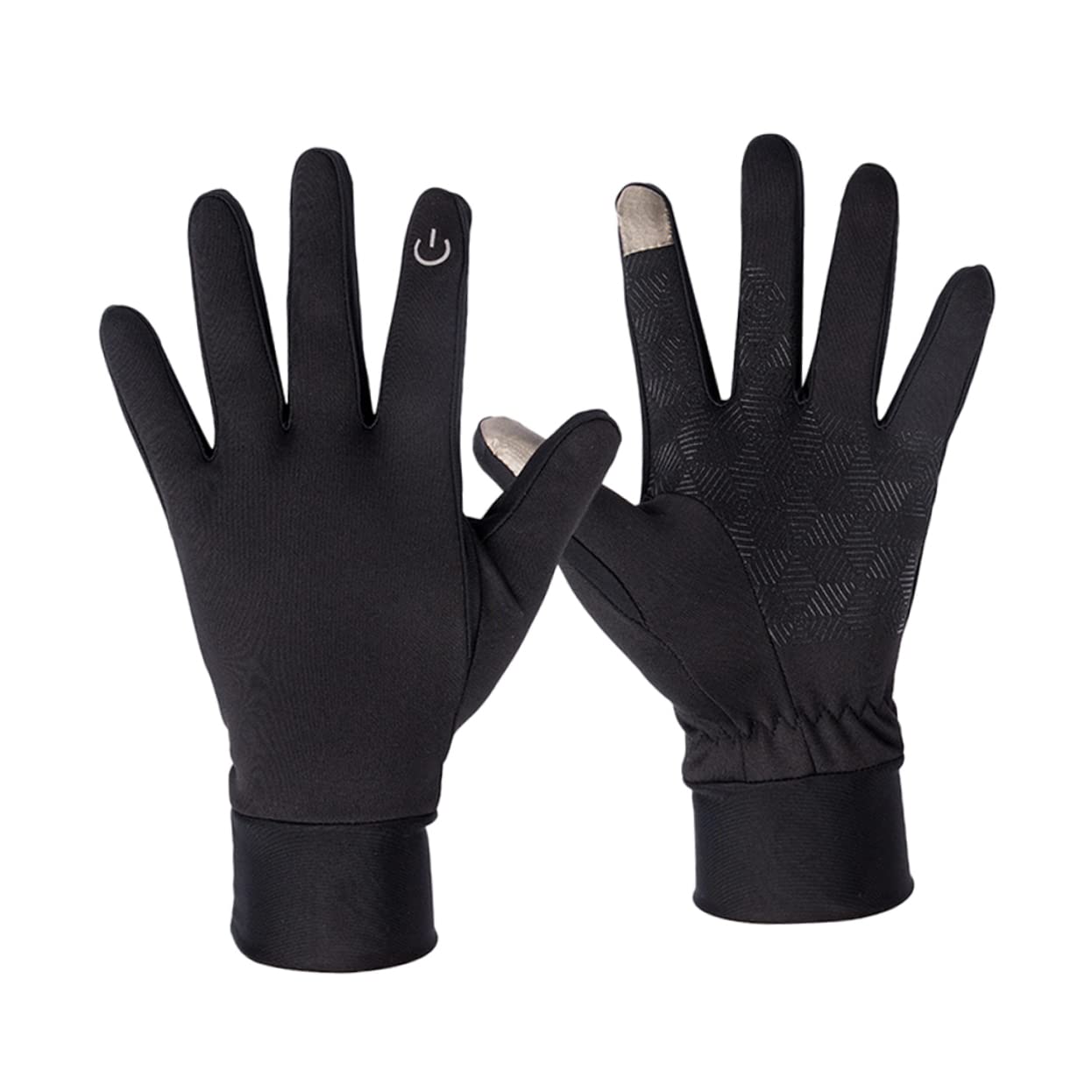 SOIMISS 3piezas Guantes De Invierno Táctiles Antideslizantes Para Ciclismo Guantes Fríos Resistentes Al Viento Para s Negro