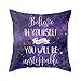 JujubeZAO Funda de Almohada/Funda, diseño de árbol, Letras Impresas, Funda de cojín para el hogar, sofá, decoración del Coche para el hogar