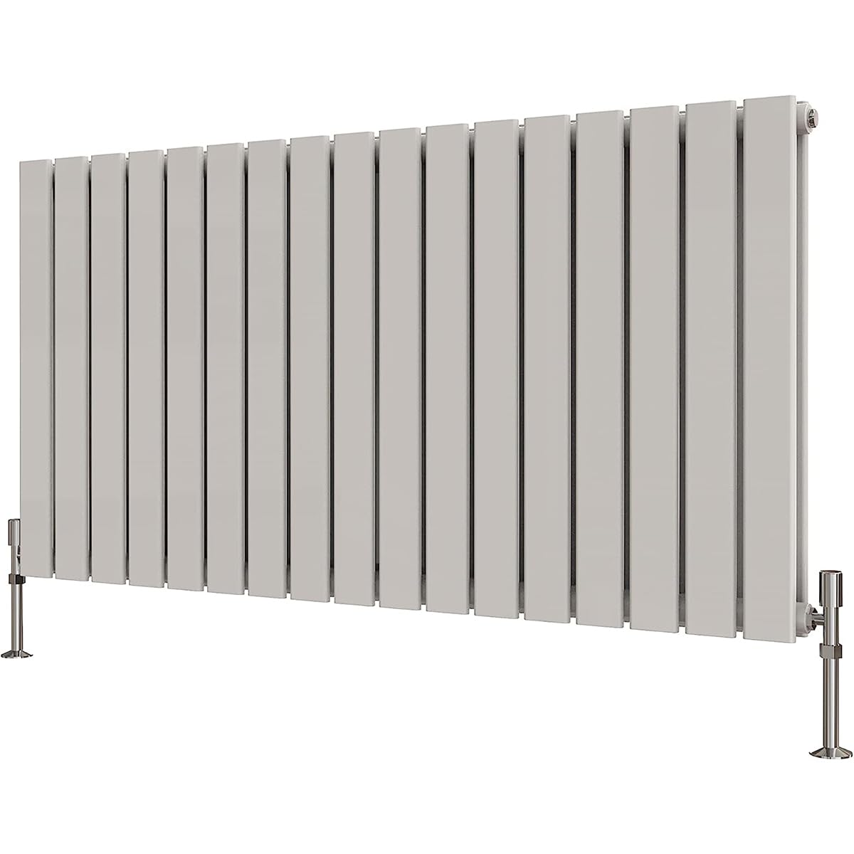Radbliss Horizontal Flat Panel Radiator 600x1156mm White Double Design RAD Central Heating