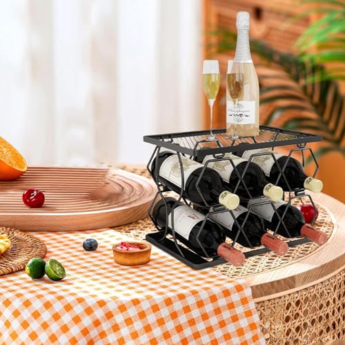 Soporte para 6 Botellas de Vino de Acero Inoxidable miniatura 5