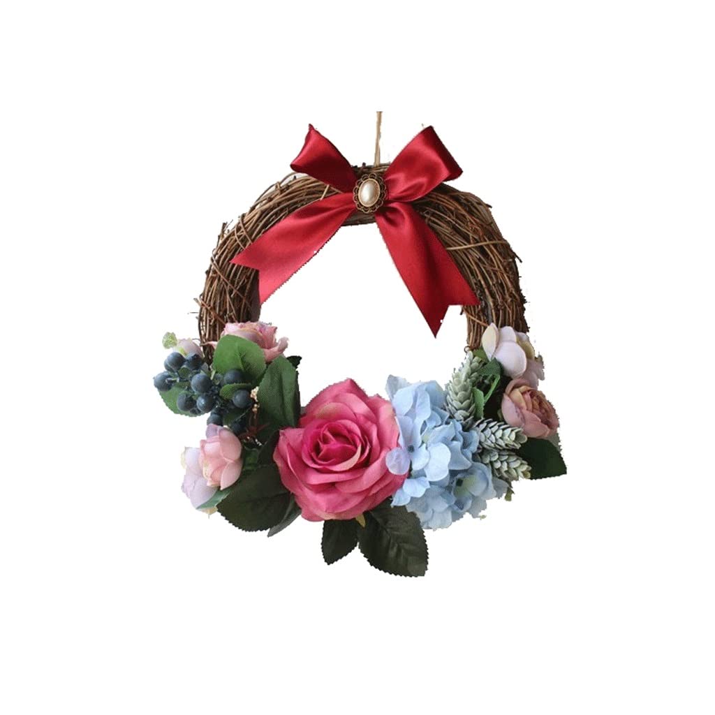 Guirlande décoration de la porte et fake flower pour habiller un linteau de salon