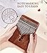 Kalimba Thumb Piano, 17 Key Finger Piano，Mini Piano Suitable for Music Teaching with Exquisite Accessories Retro-17tone