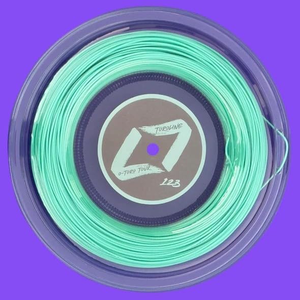 Toroline O-Toro Tour 17 Gauge 1.23mm Tennis String Mini Reel Neon Mint