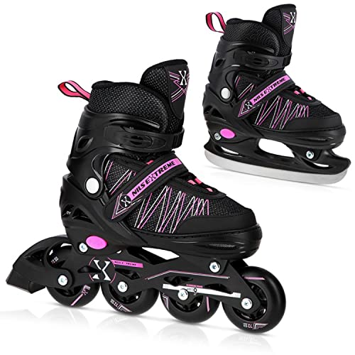 Patins à Glace 2 en 1 Nils Extreme NH11912 pour vos sorties hivernales en famille
