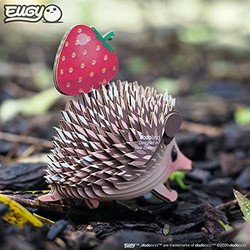 Eugy 026 Hedgehog Eco-Friendly 3D Paper Puzzle [New Seal] #TOP6