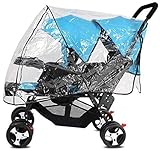 Housse de pluie universelle pour s'adapter à la plupart des poussettes, landaus, joggeurs et cabriolets, convient également aux modèles plus grands