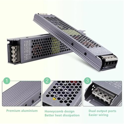 Alimentation 24V LED driver 150W pour remplacer un transformateur bruyant - 5