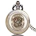 HP Fans Taschenuhr Hogwarts Schule Symbol Design Bronze Taschenuhr Kleine Taschenuhr für Kinder Jungen Geschenk