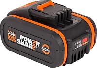 WORX WG252E.9 Akku Teleskop-Heckenschere - leicht und bequem & WA3553 Akku 20V – Wiederaufladbarer, leistungsstarker Akku mit integrierter Ladestandanzeige für alle WORX Geräte – 4000 mAh Li-Ion Akku – Ansicht 3