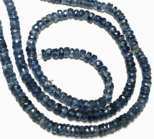 Kyanite faceted rondelles LKBEADS : finies les perles ternes pour vos colliers
