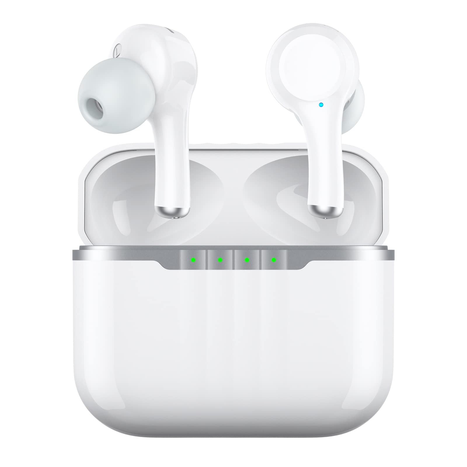 Nejioon Wireless Earbuds, Bluetooth Earbuds, Bluetooth 5.3 Immersive Bass Waterproof Wireless Headphone with ENC Noise Canceling, 25 Hrs with USB-C Charging Case