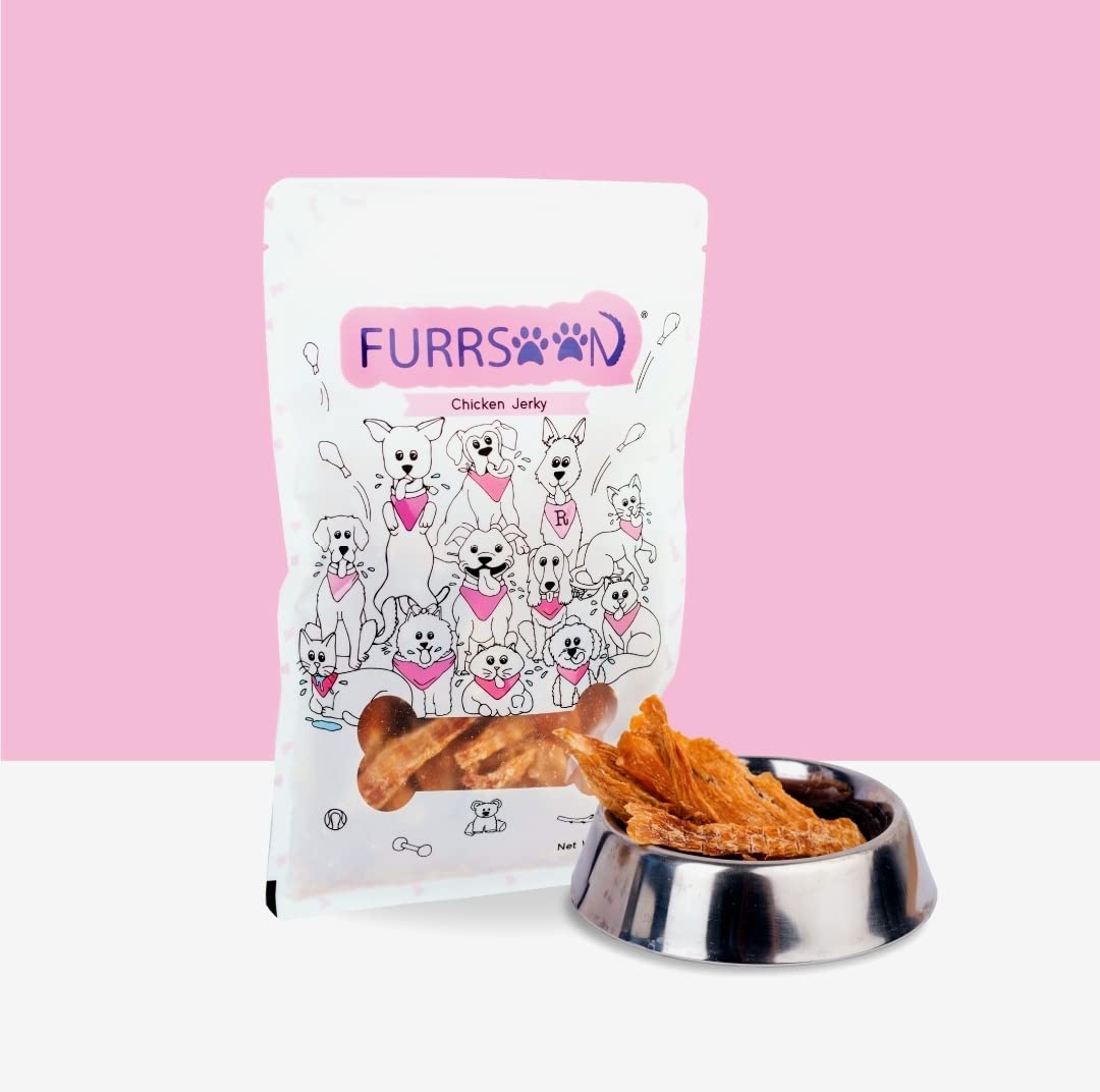 Furrsaan Chicken Jerky: 100% Human Grade | High Protein | No Preservatives | Easily Digestible | Dogs & Cats | 210g (Pack of 3) (B0CFW1GQ2H) Amazon Price History, Amazon Price Tracker