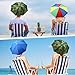 3 Pieces Rainbow Umbrella Hats Camouflage Fishing Cap Beach Umbrella Headband(Style B)