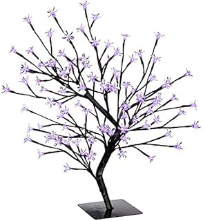 WeRChristmas Pre-Lit Colour Controlled Cherry Blossom Tree with 96-LED, 2 feet/60 cm - Multi-Colour