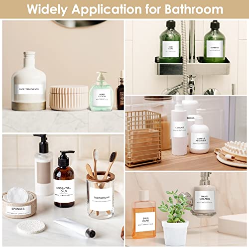 Cludoo 372 Pcs Bathroom Home Laundry Labels For Organizing With Diy Blank Labels,Bathroom Laundry Home Beauty Organization Supplies Labels (372 Pcs) #TOP5