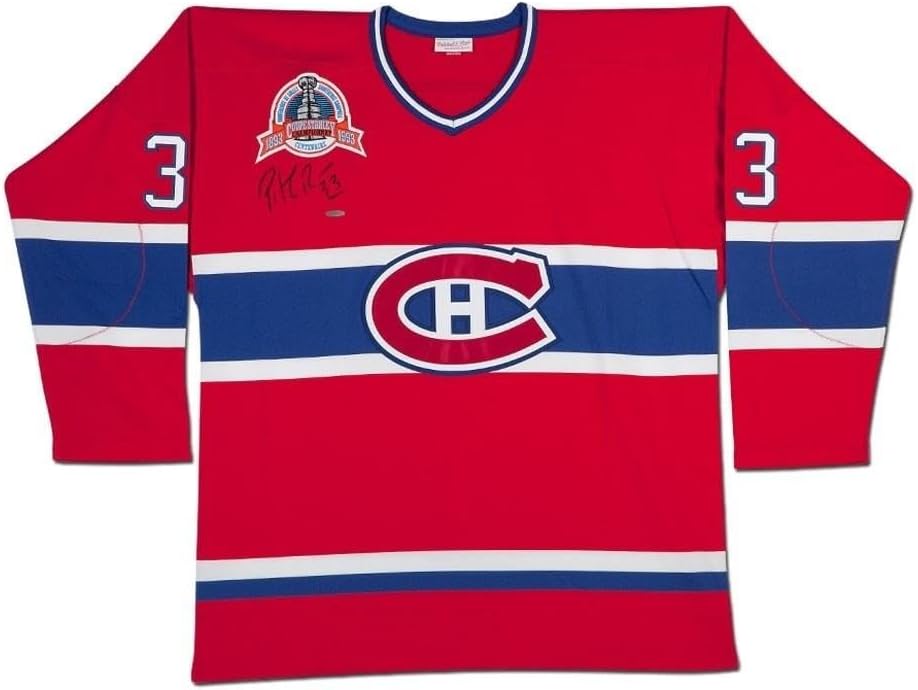 Patrick Roy Signed Autographed Mitchell & Ness Jersey 1992-93 Canadiens UDA - Autographed NHL Jerseys