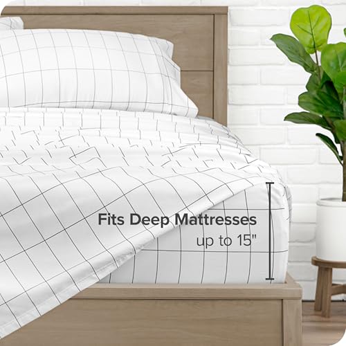 Bare Home C3-533I Twin Sheet Set - 1800 Ultra-Soft Microfiber Twin Bed Sheets - Double Brushed - Deep Pockets - Easy Fit - Extra Soft - 3 Piece Set - Bedding Sheets & Pillowcases thumb #5