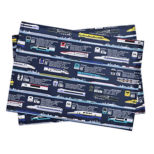 ランチョンマット 男の子 子供 布製 おしゃれ 給食 ラミネート 出発進行スーパーエクスプレス カラフルキャンディスタイル N3690200