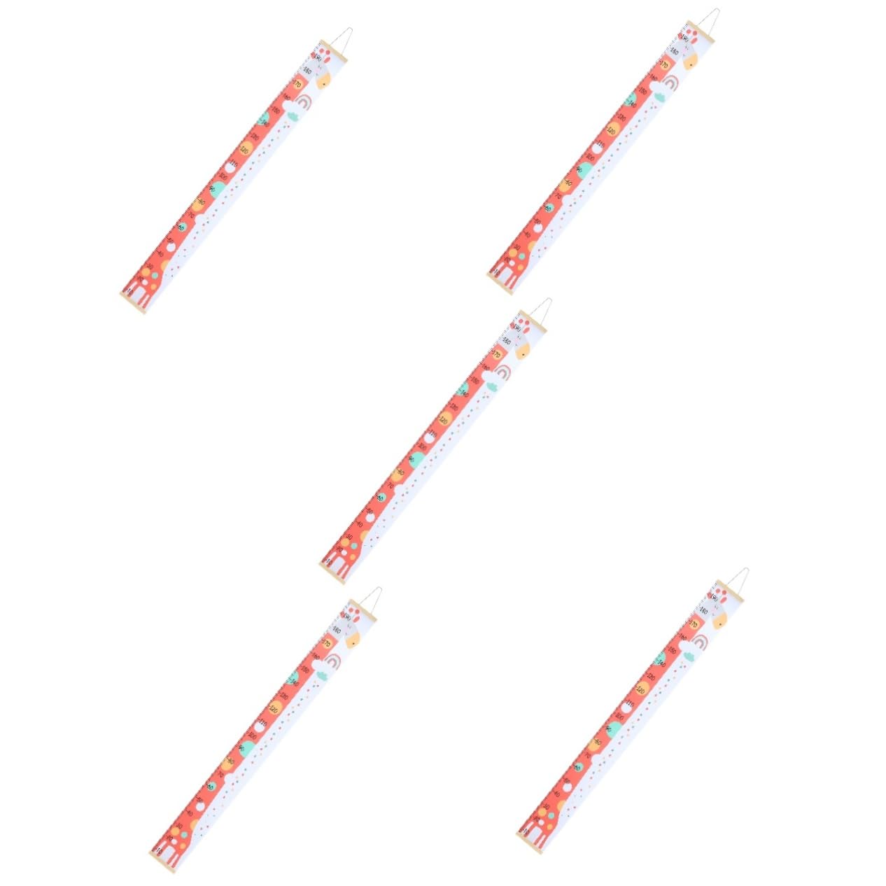 Cabilock 5 Uds Medida De Altura Regla Colgante Medida De Altura Niños Tabla De Altura Para Niños Regla De Medición De Altura Para Niños Regla De Pared De Altura Decoración De La