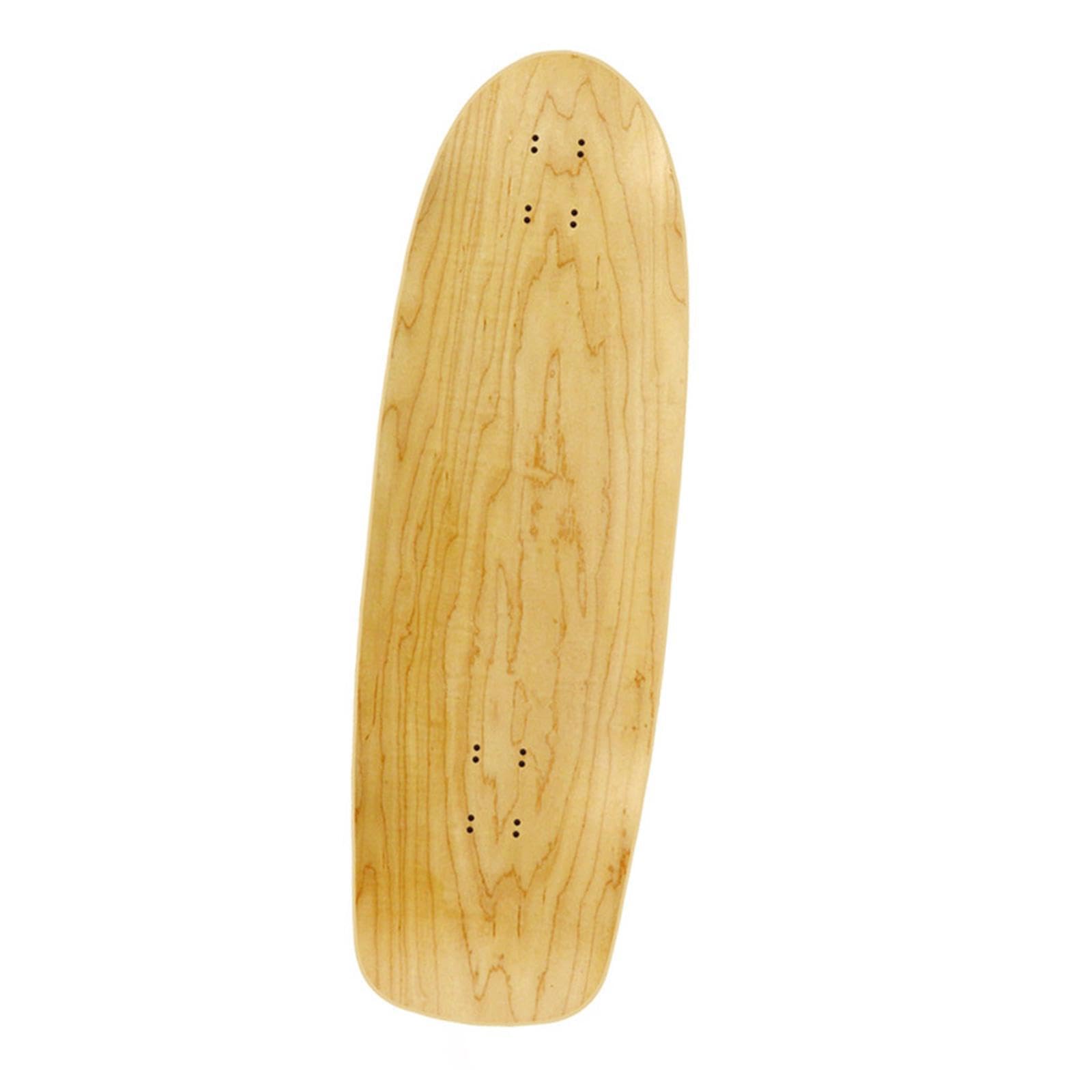 Planche de Skateboard Vierge en érable 7 Plis, idéale pour Une Utilisation extérieure. Convient Parfaitement pour aux projets créatifs de Bricolage, de Peinture et