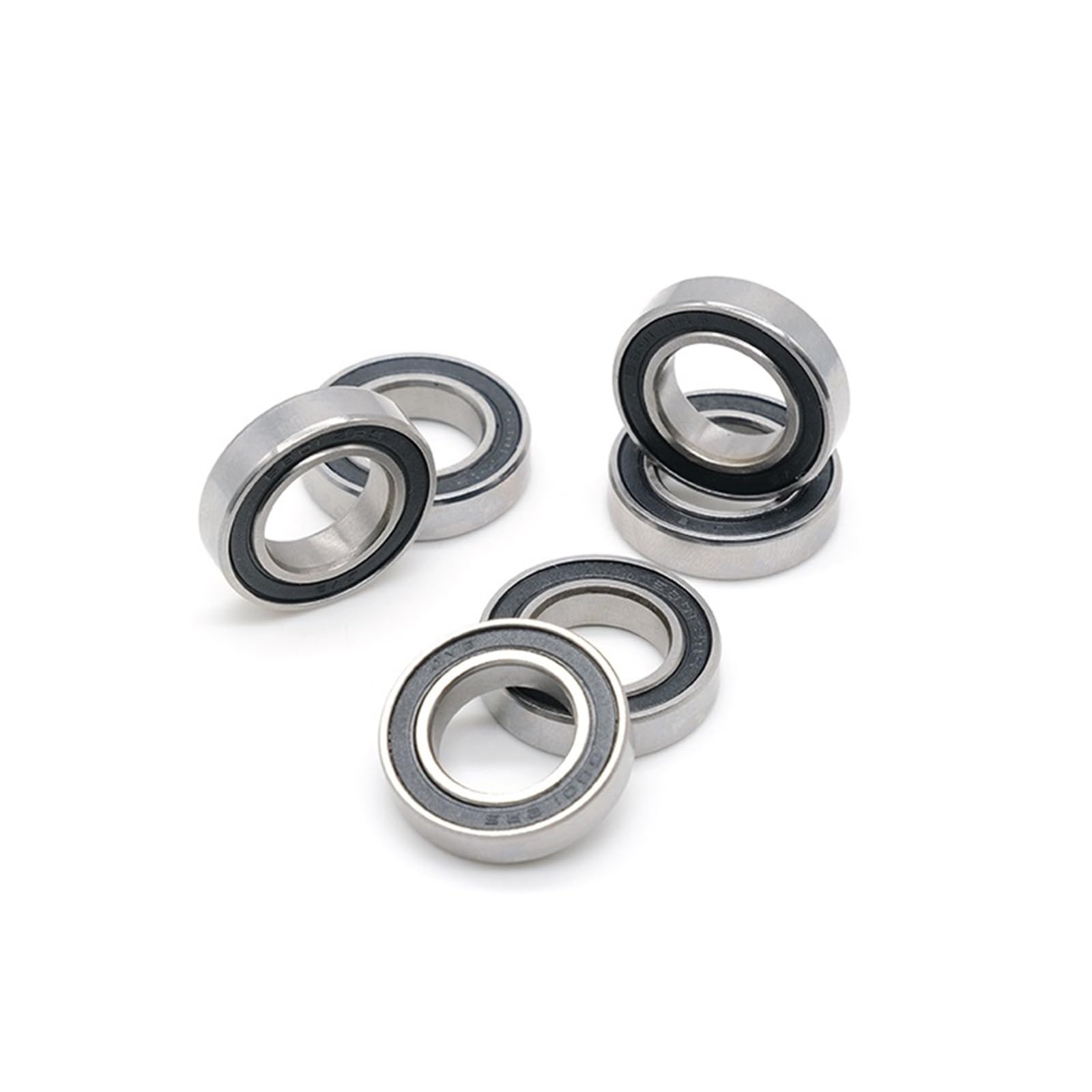 Cojinete S6801RS 12 * 21 * 5 mm 440C Acero inoxidable Cojinetes de bolas S 6801RS Cojinete de bolas de acero inoxidable 6801 10 piezas